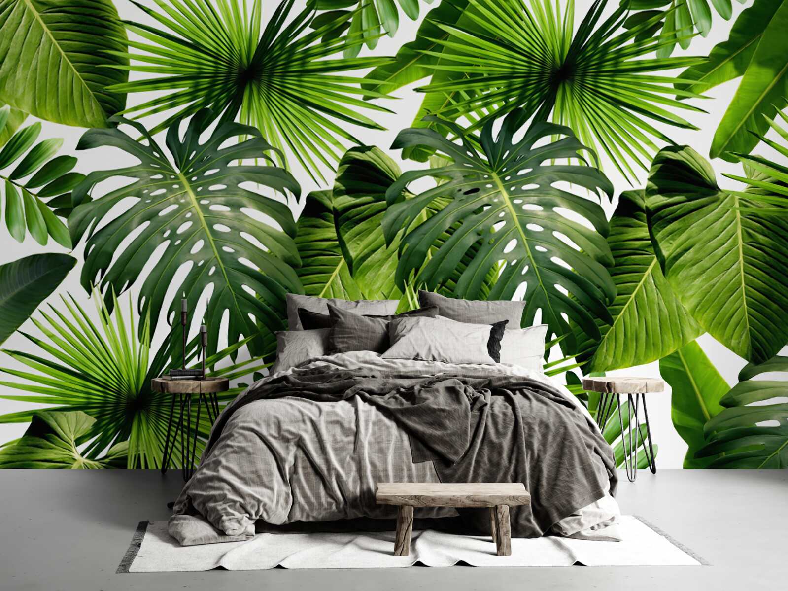 Fototapeta Stena, zelený list