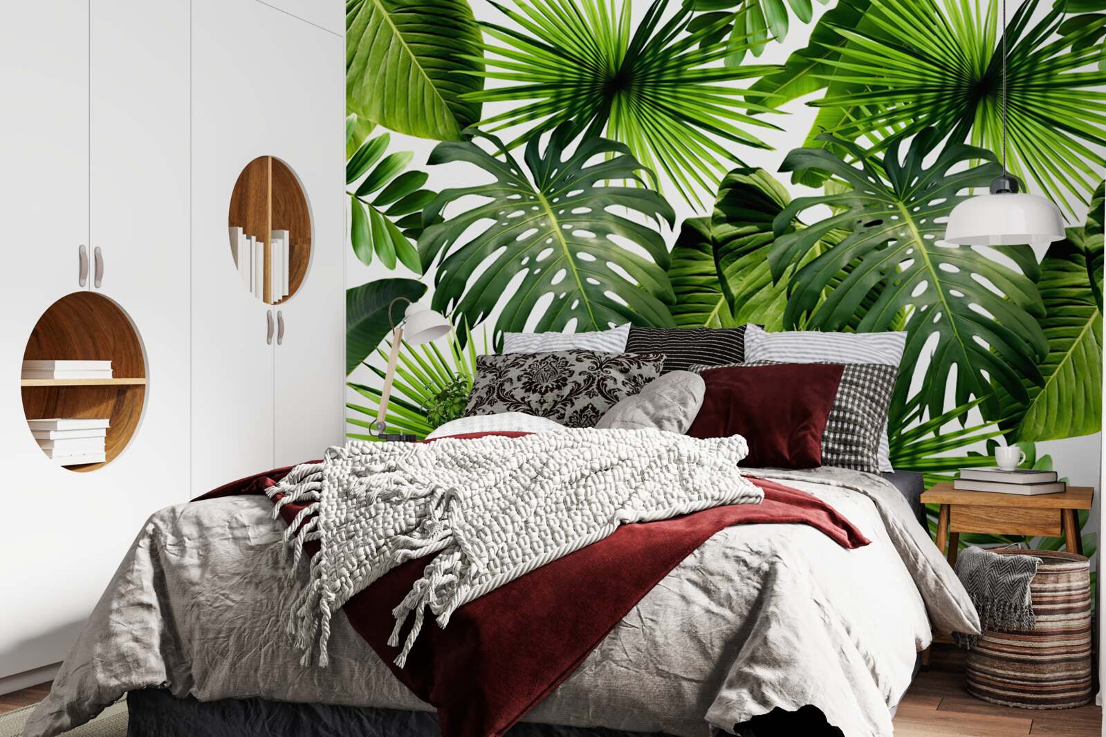 Fototapeta Stena, zelený list