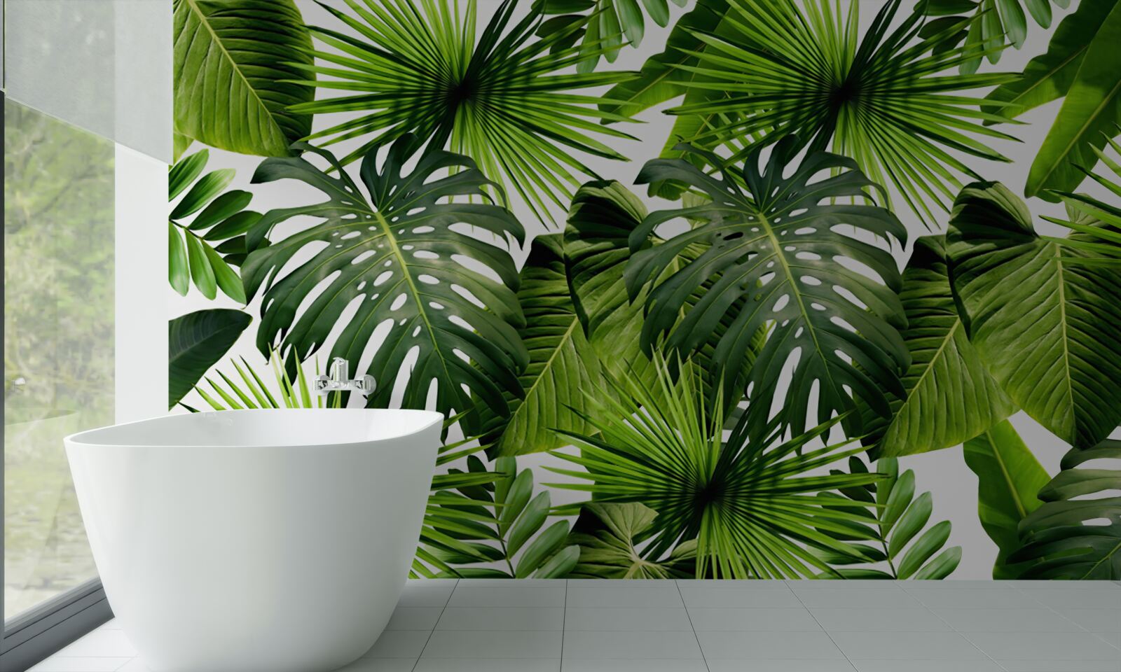 Fototapeta Stena, zelený list