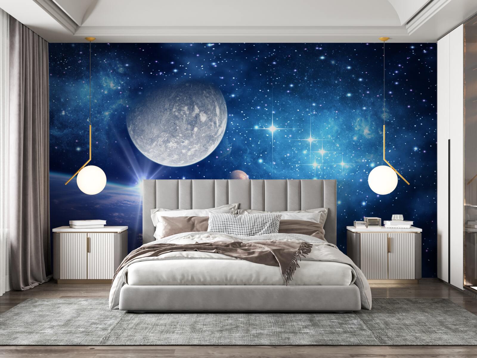 Fototapeta vesmír, hviezdny priestor a vzduchová vrstva