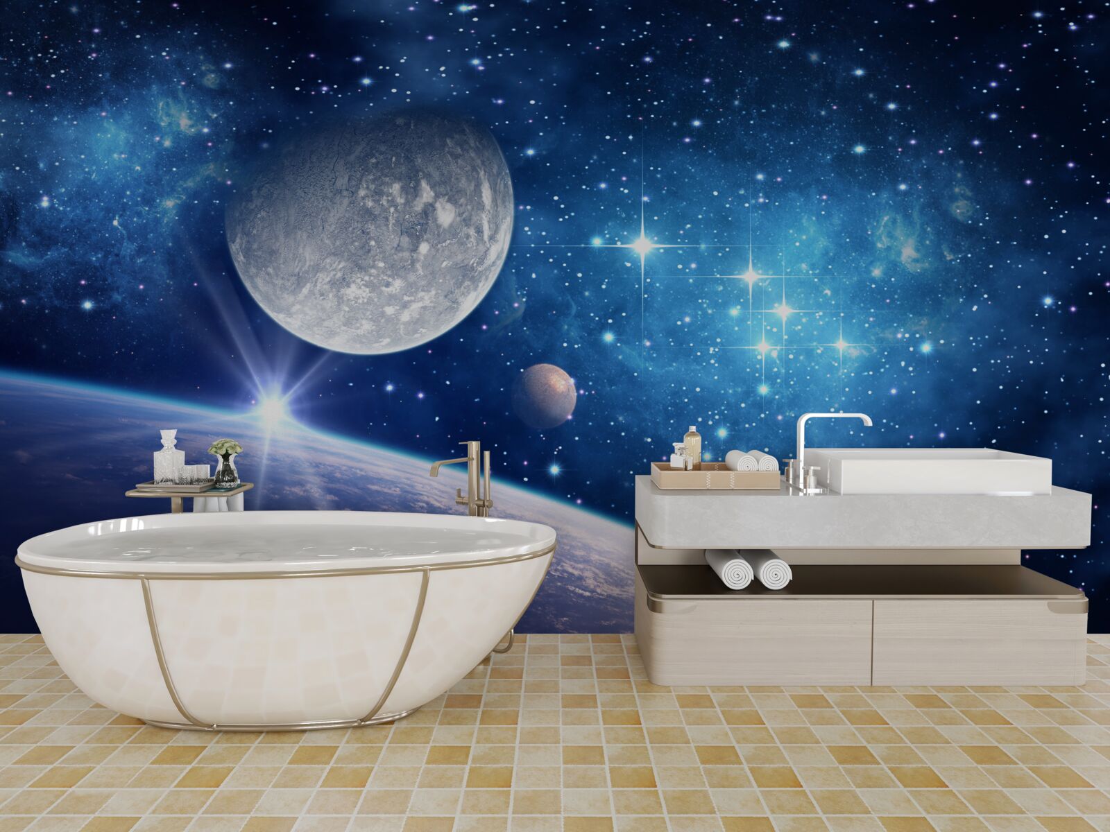 Photo wallpaper Kozmos