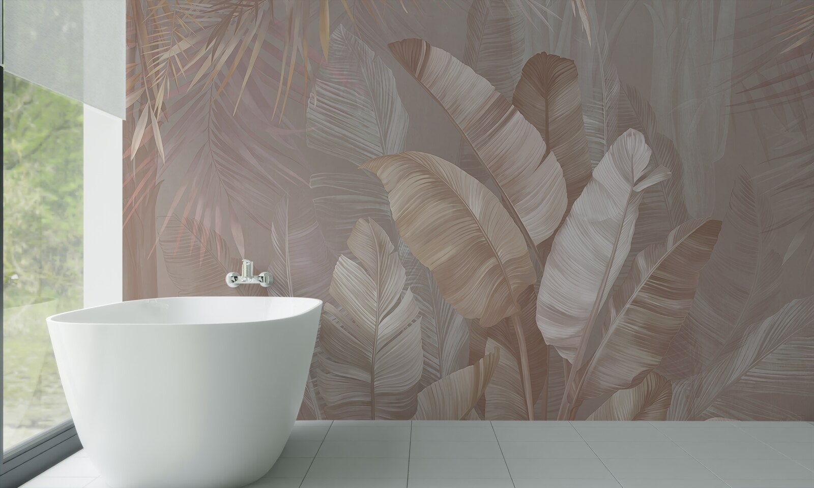 Fototapeta ružová tapeta a pierko