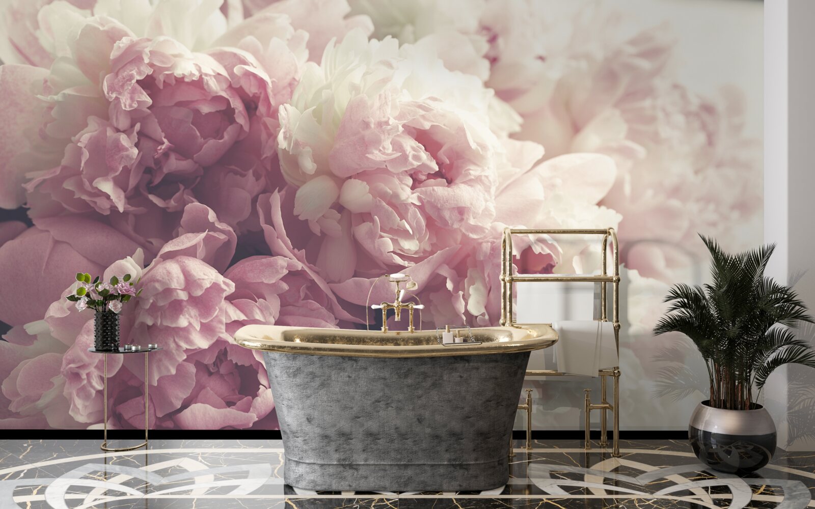 Fototapeta lupeň ruže v ružovom odtieni