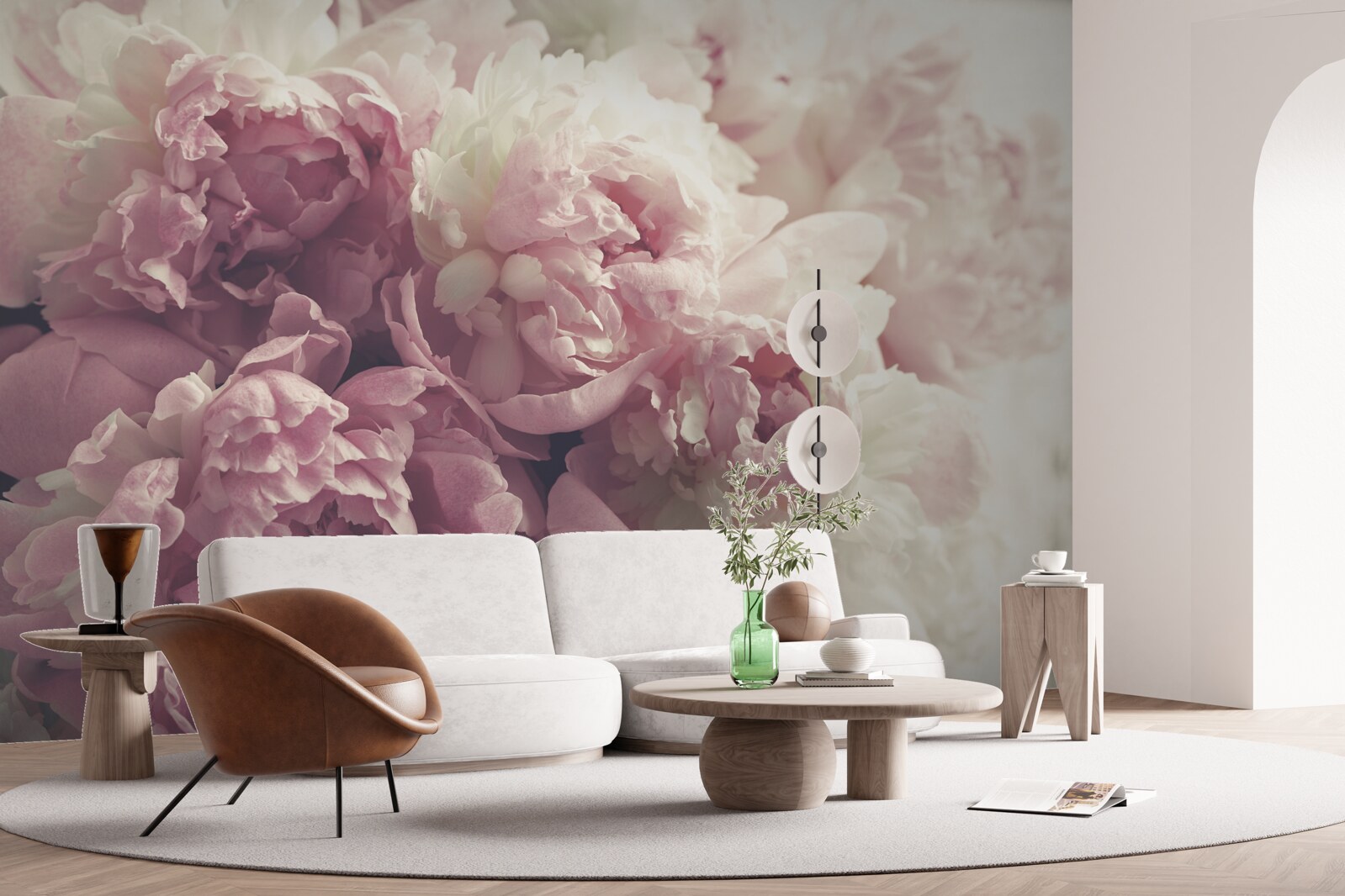 Fototapeta lupeň ruže v ružovom odtieni