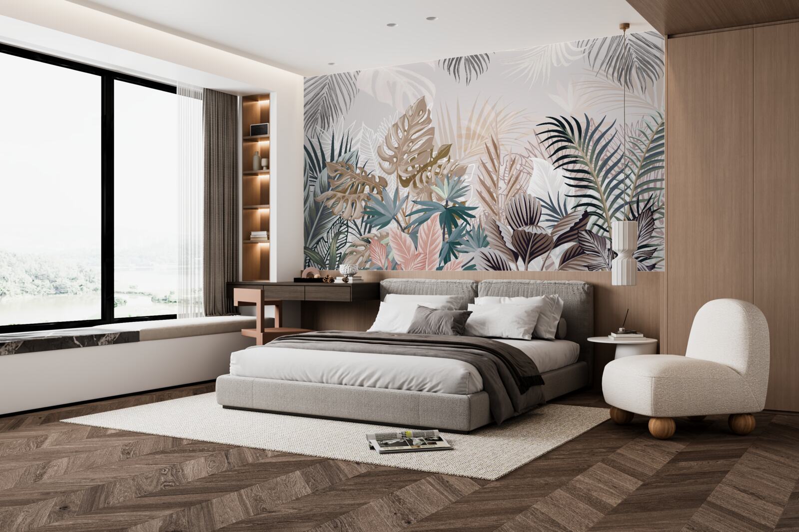 Fototapeta interiérový dizajn, hala a obývacia izba