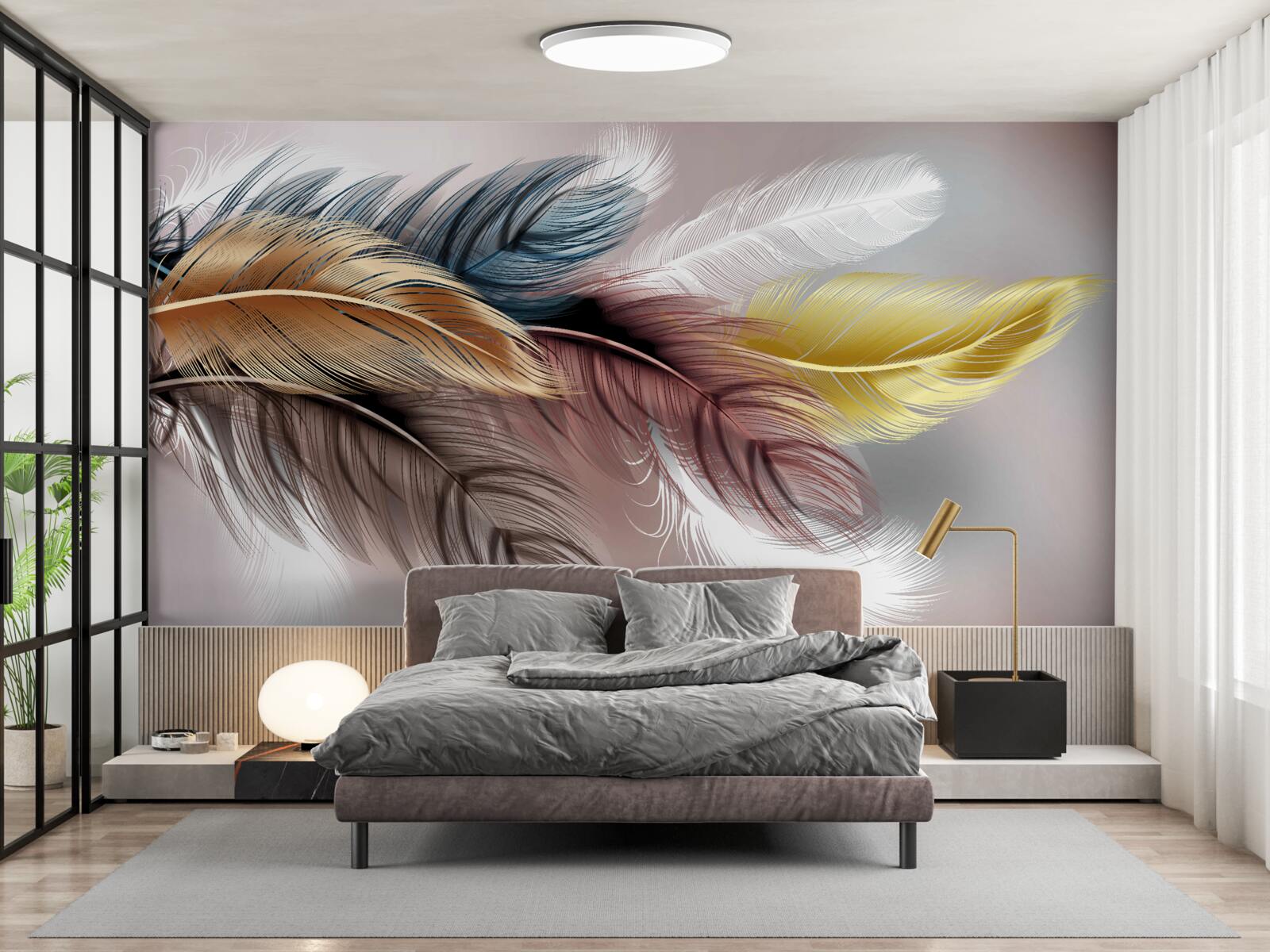 Fototapeta ceruzka a prvky interiérového dizajnu