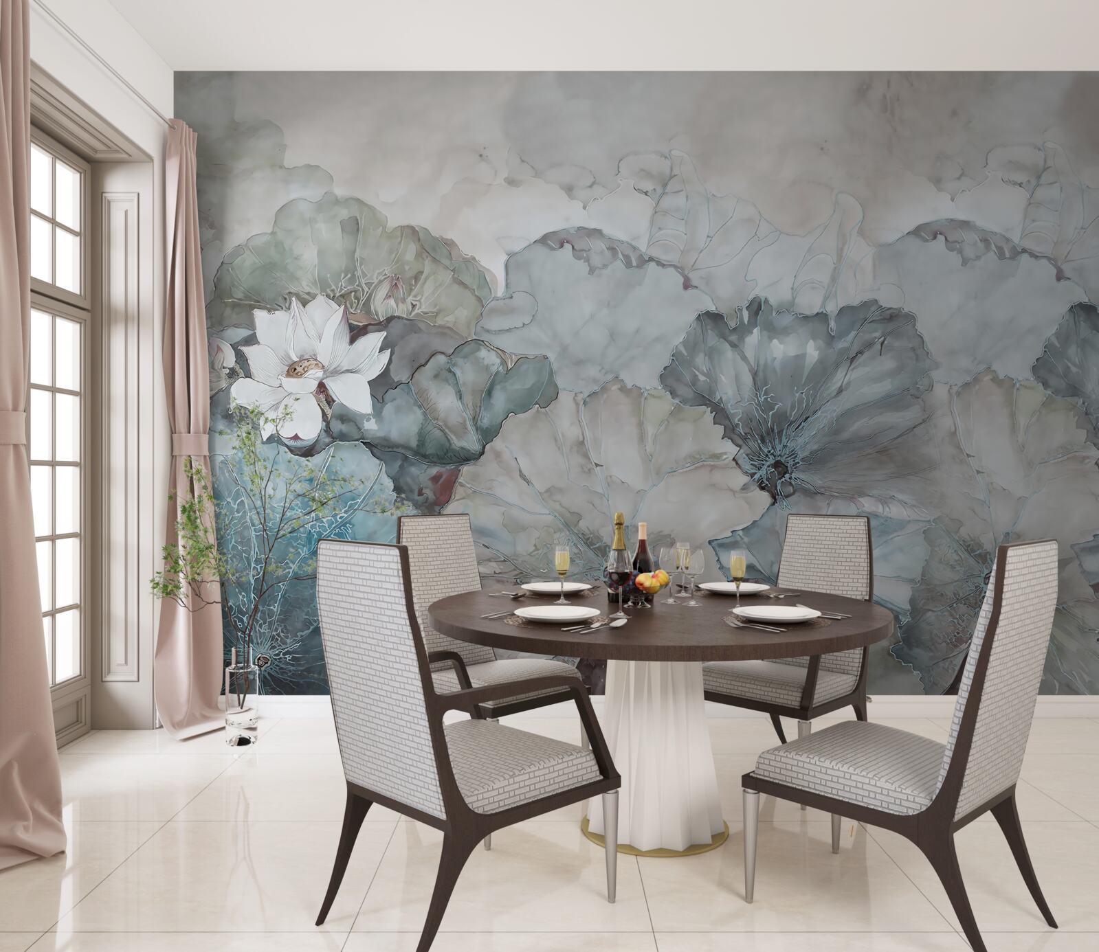 Fototapeta púčik, vegetácia a peleta