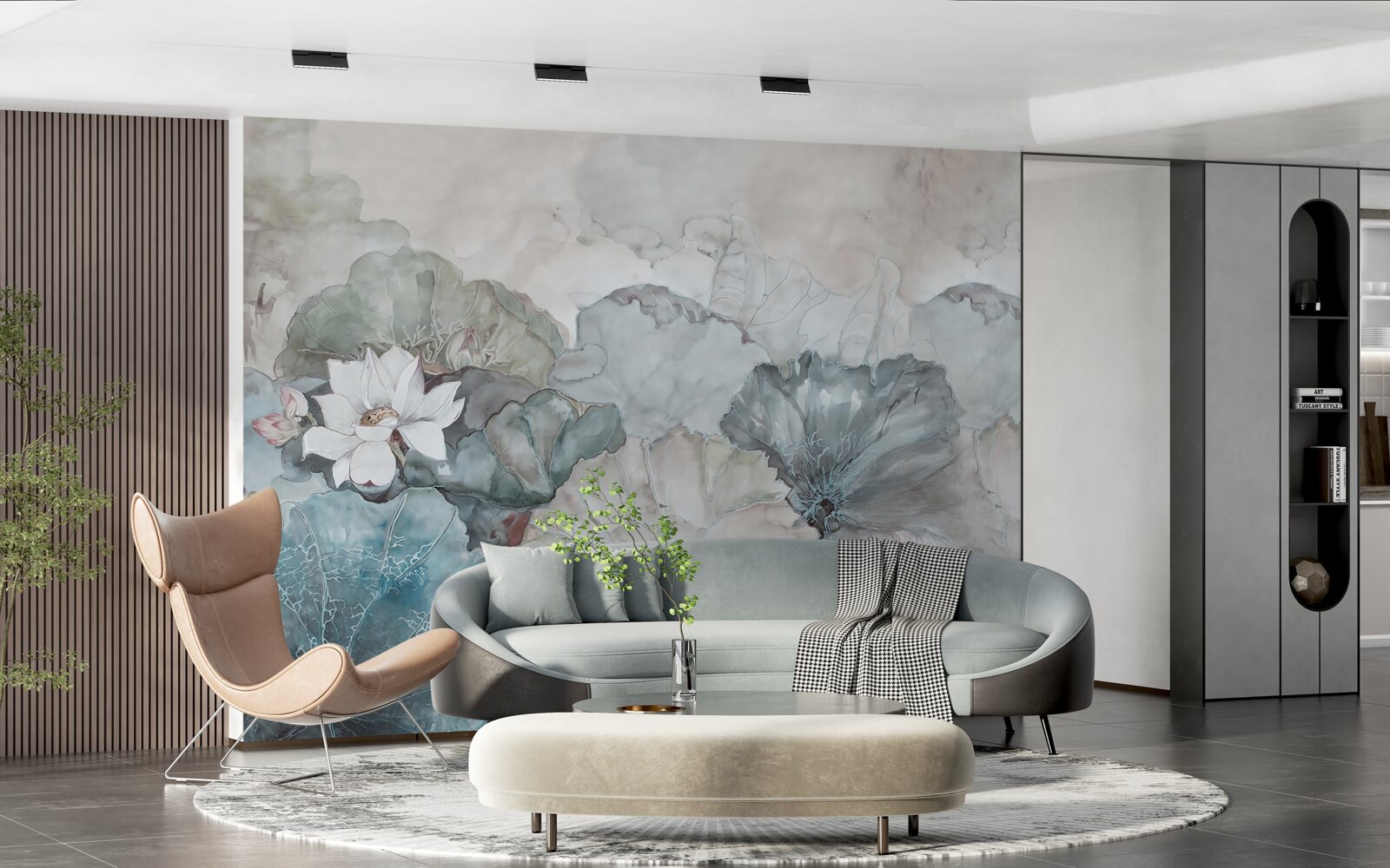 Fototapeta púčik, vegetácia a peleta