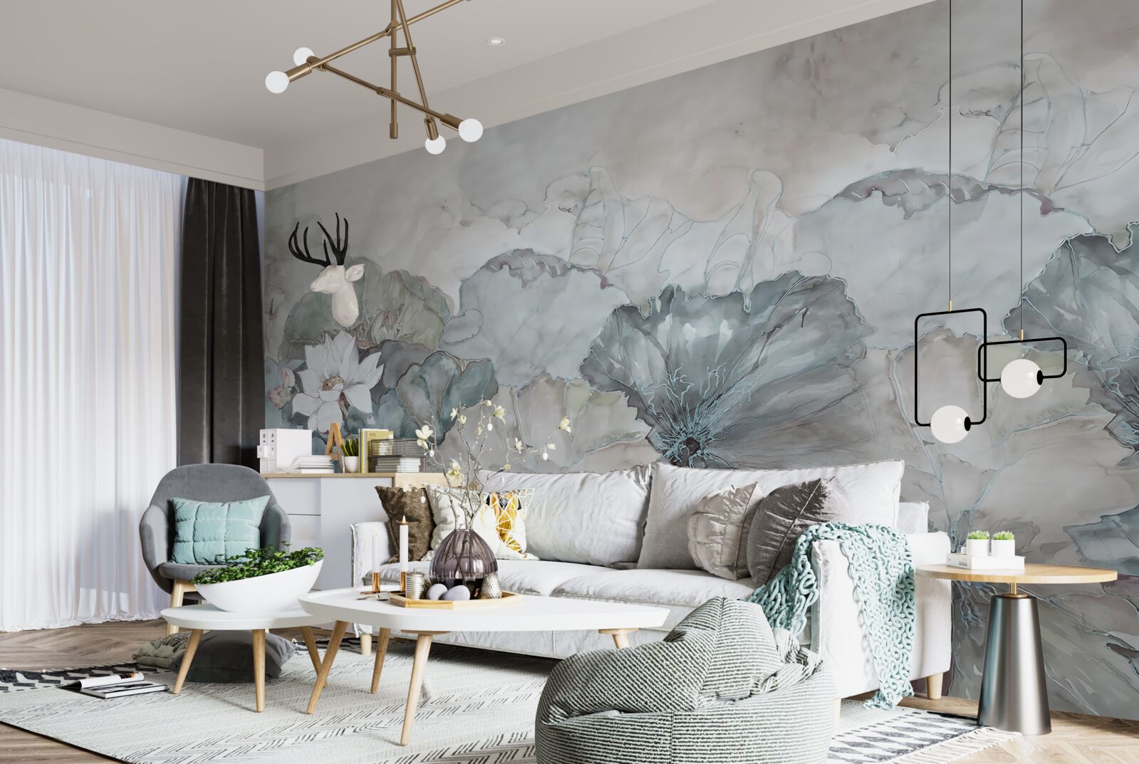 Fototapeta púčik, vegetácia a peleta