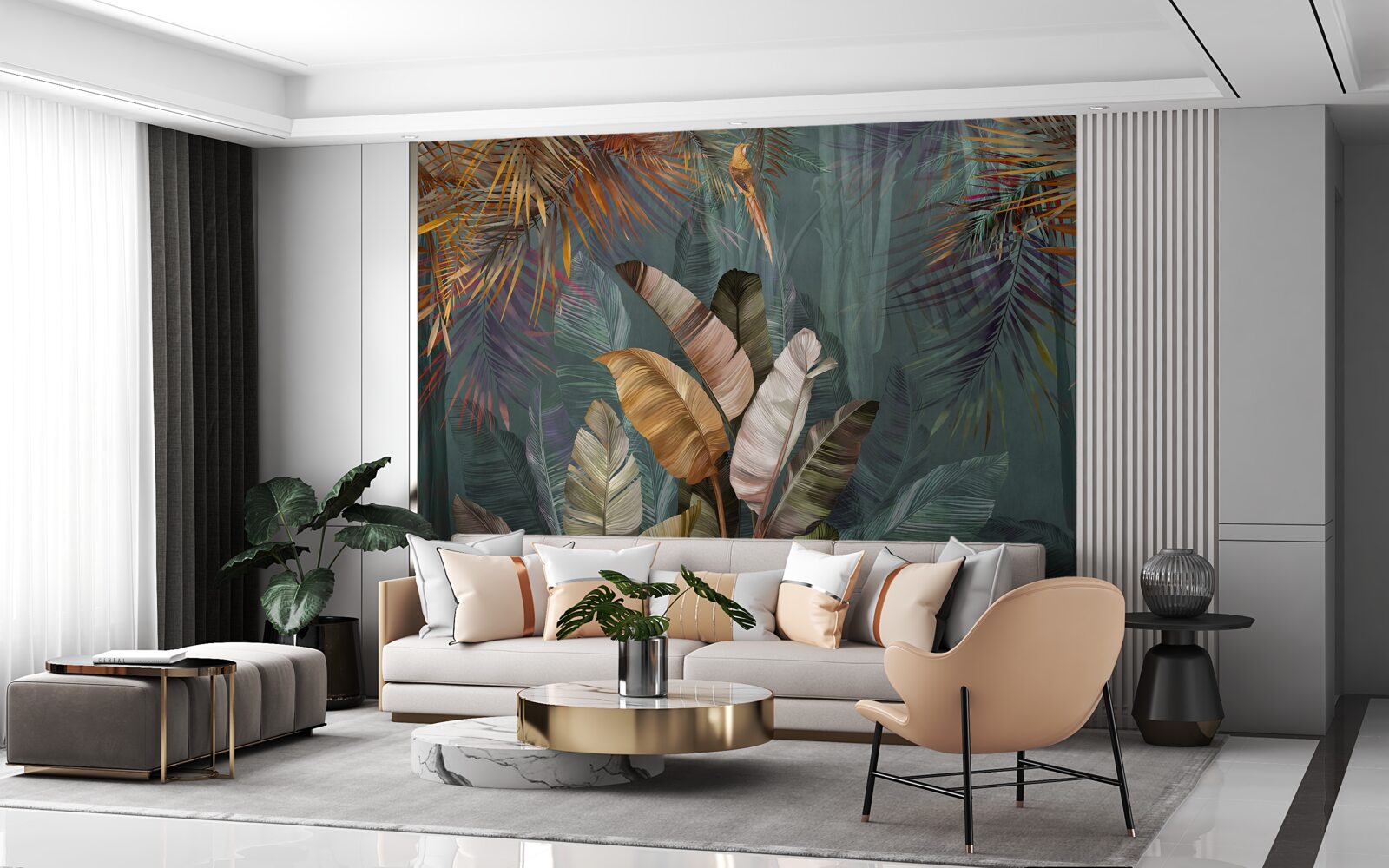 Fototapeta pohovka, nábytok a osobné veci