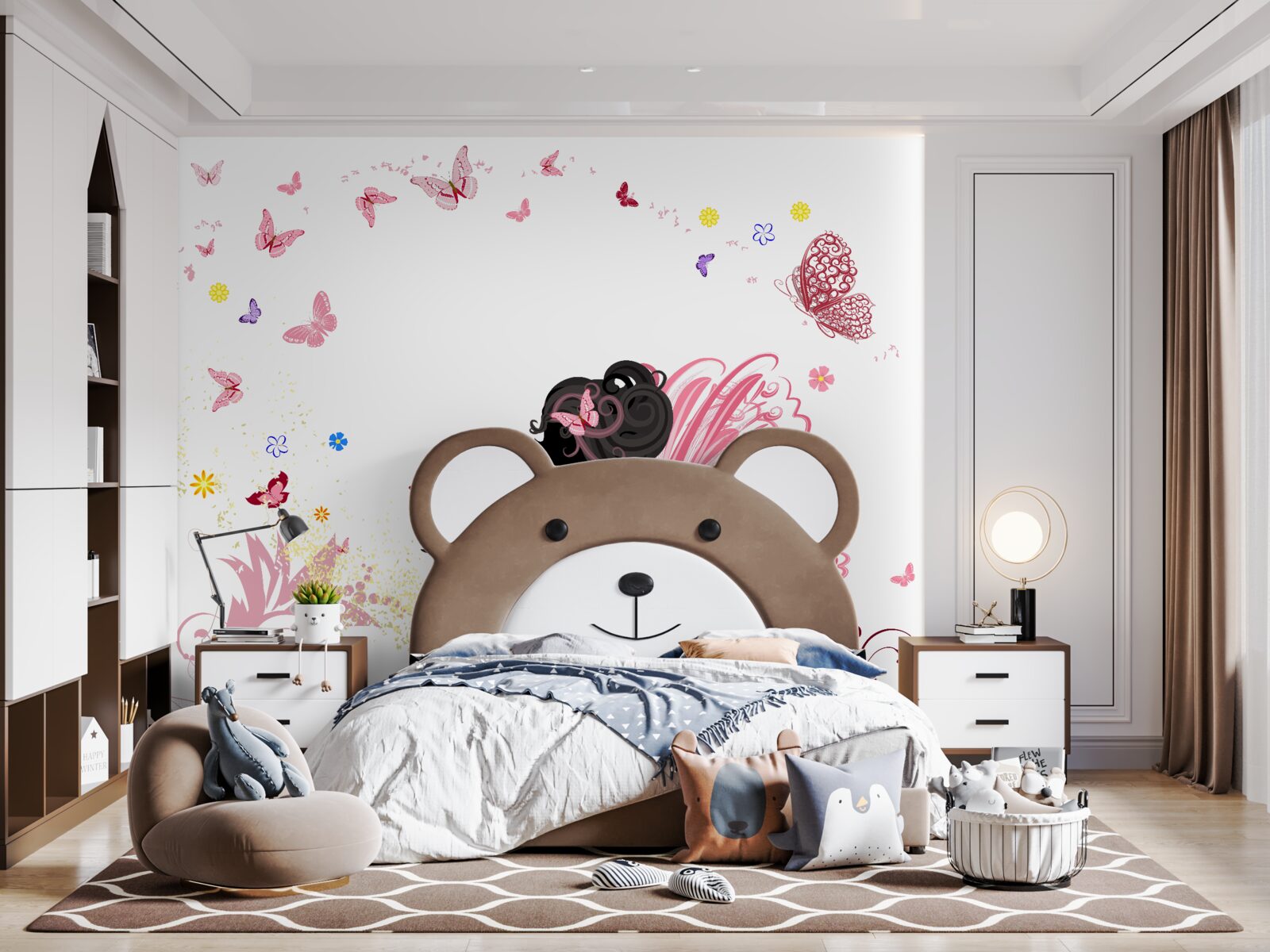 Fototapeta mladá žena so snehovými búrkami