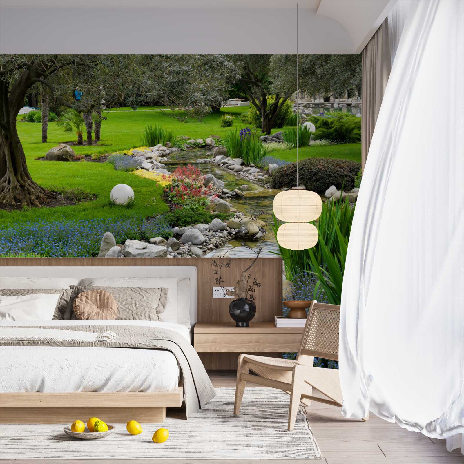 Fototapeta Japonská záhrada je ako oáza