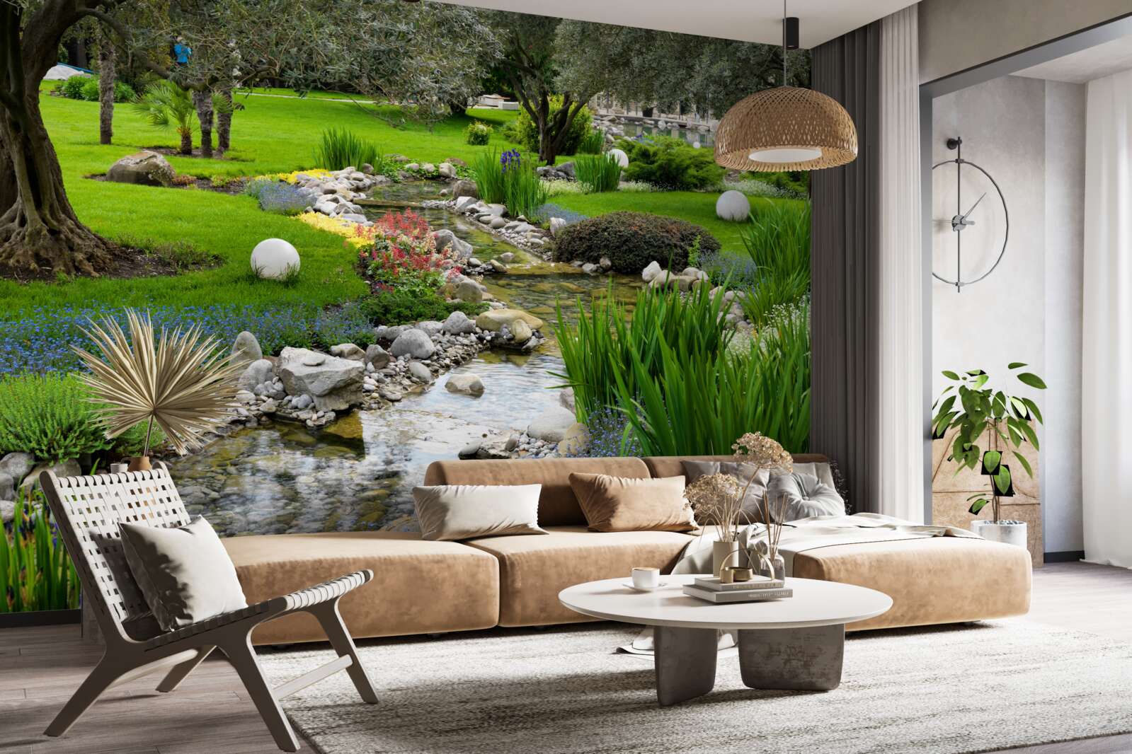 Fototapeta Japonská záhrada je ako oáza