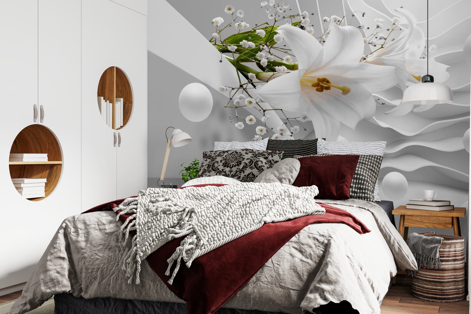 Fototapeta vesmírne ľalie