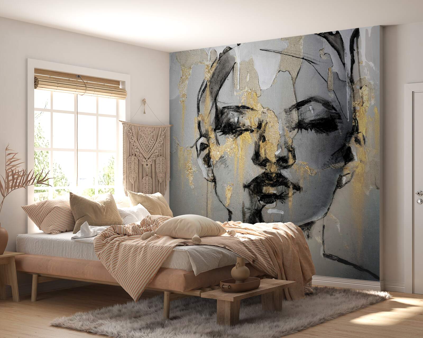 Photo wallpaper Akvarel