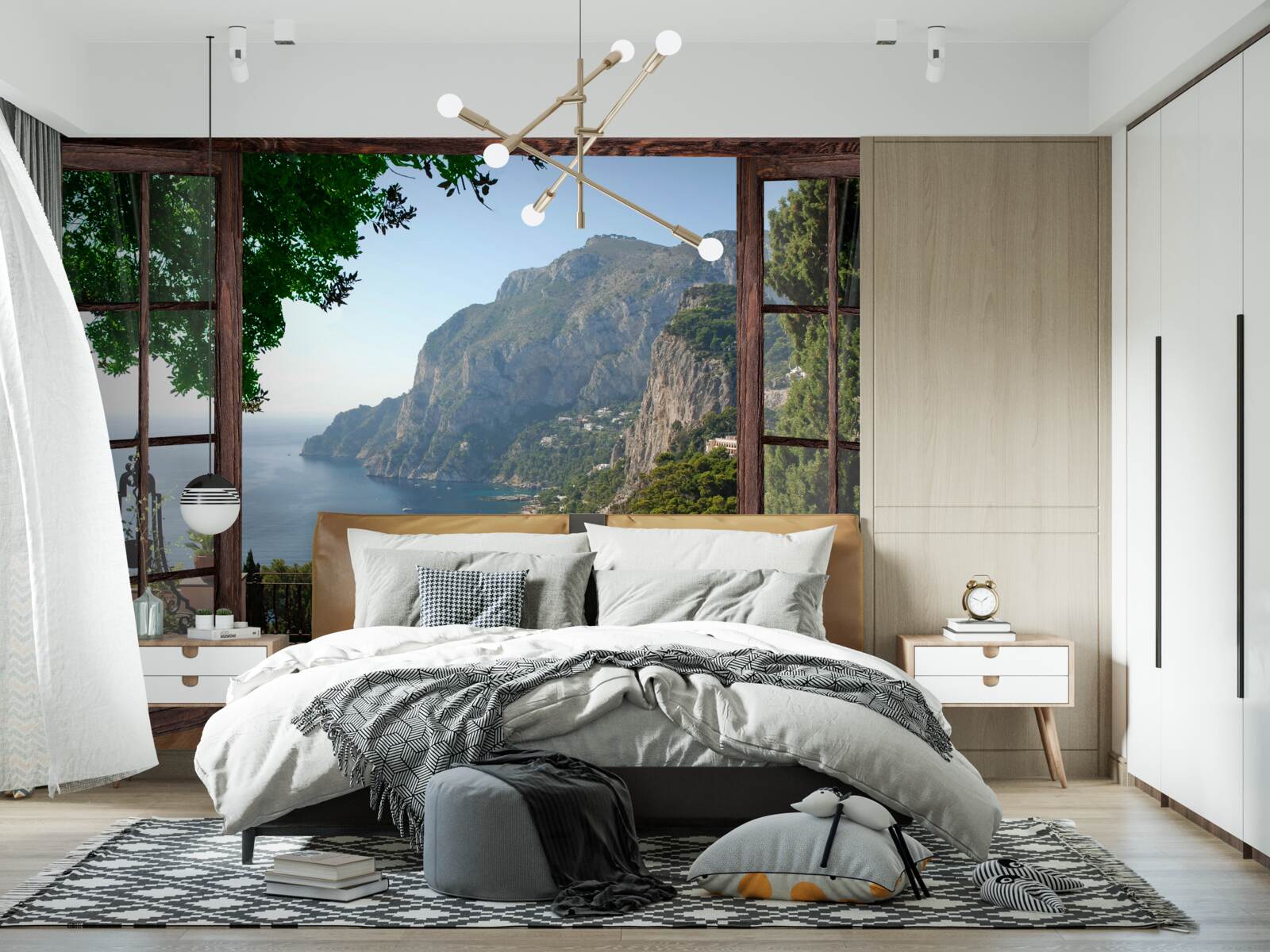 Fototapeta výhľad na more a skaly