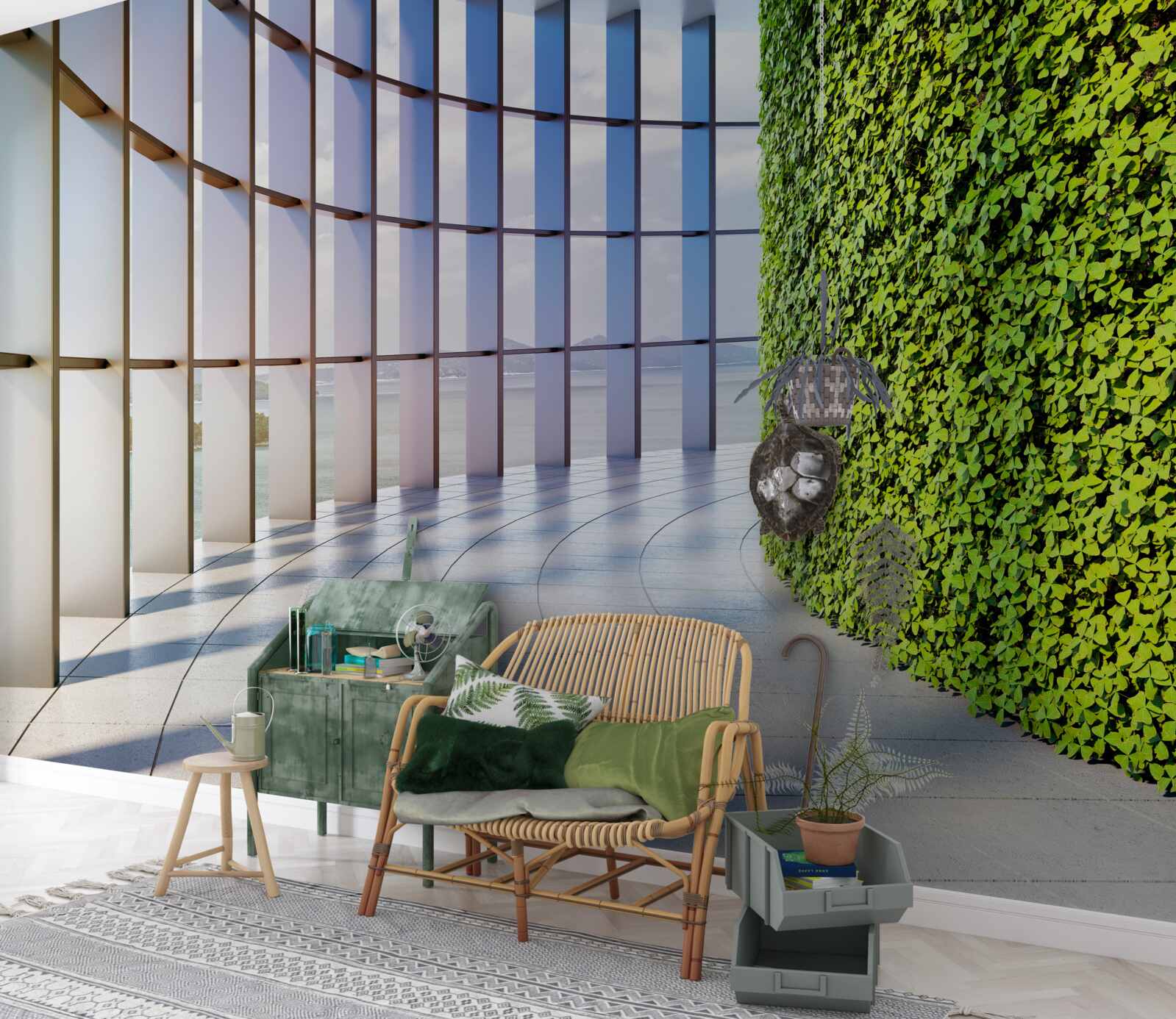 Fototapeta Stena je zelená