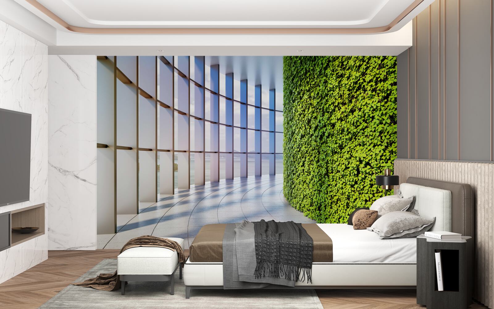 Fototapeta Stena je zelená