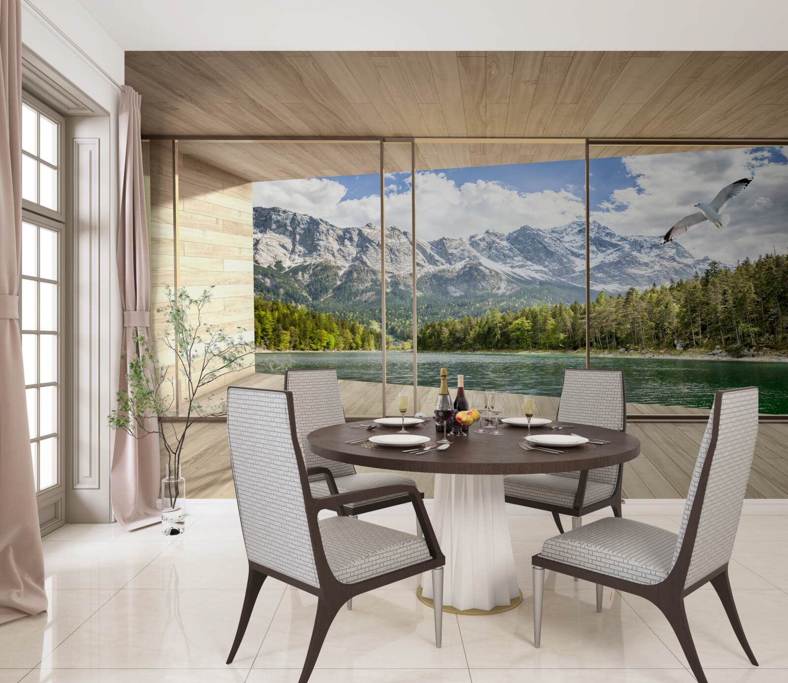 Fototapeta panoráma horských štítov