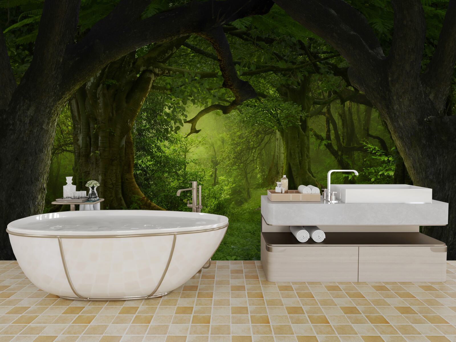 Fototapeta les plný mágie