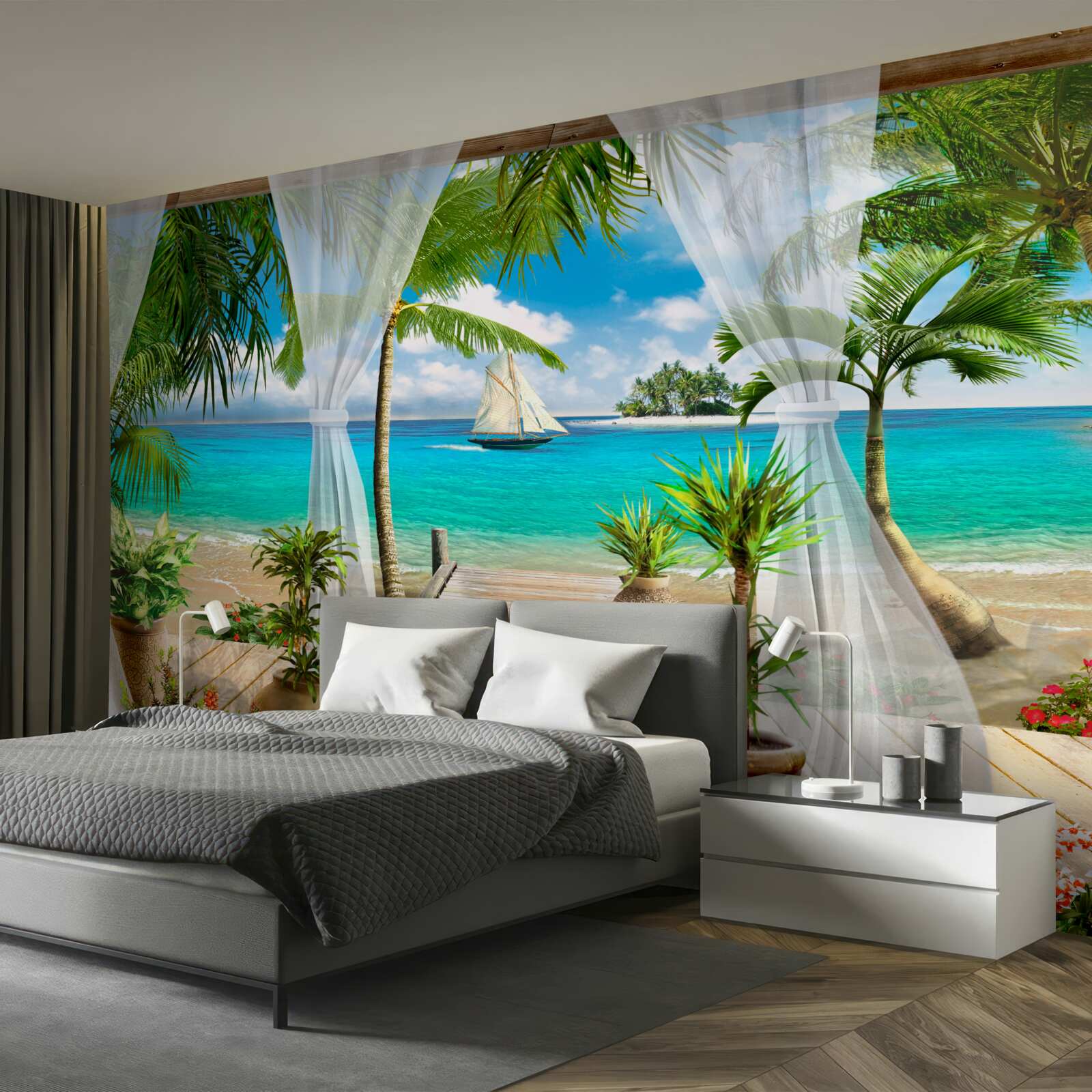 Fototapeta veranda pri oceáne