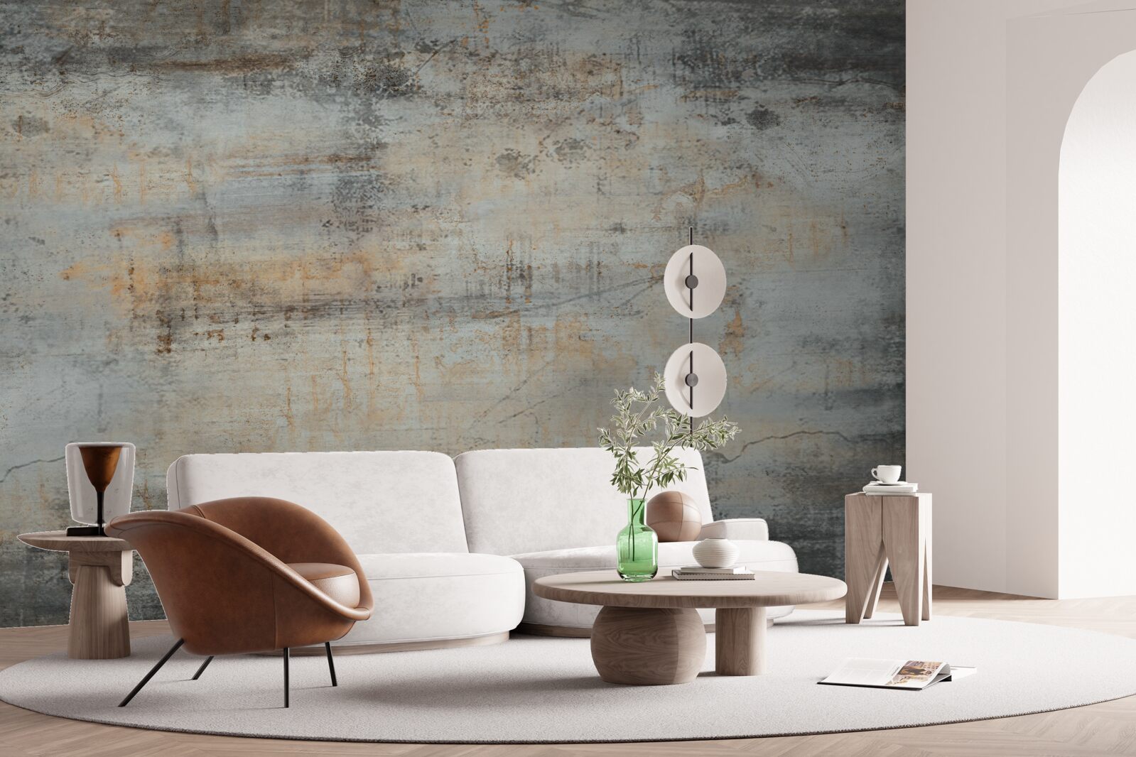 Fototapeta Stena zdobená vo vintage štýle