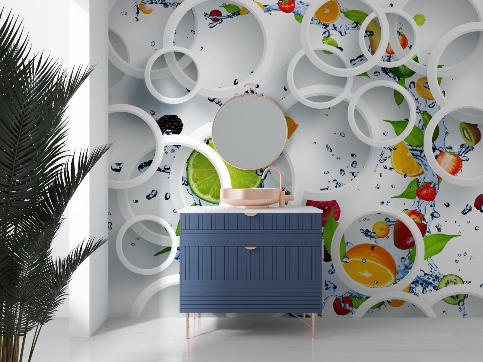 Fototapeta kolesá a ovocie