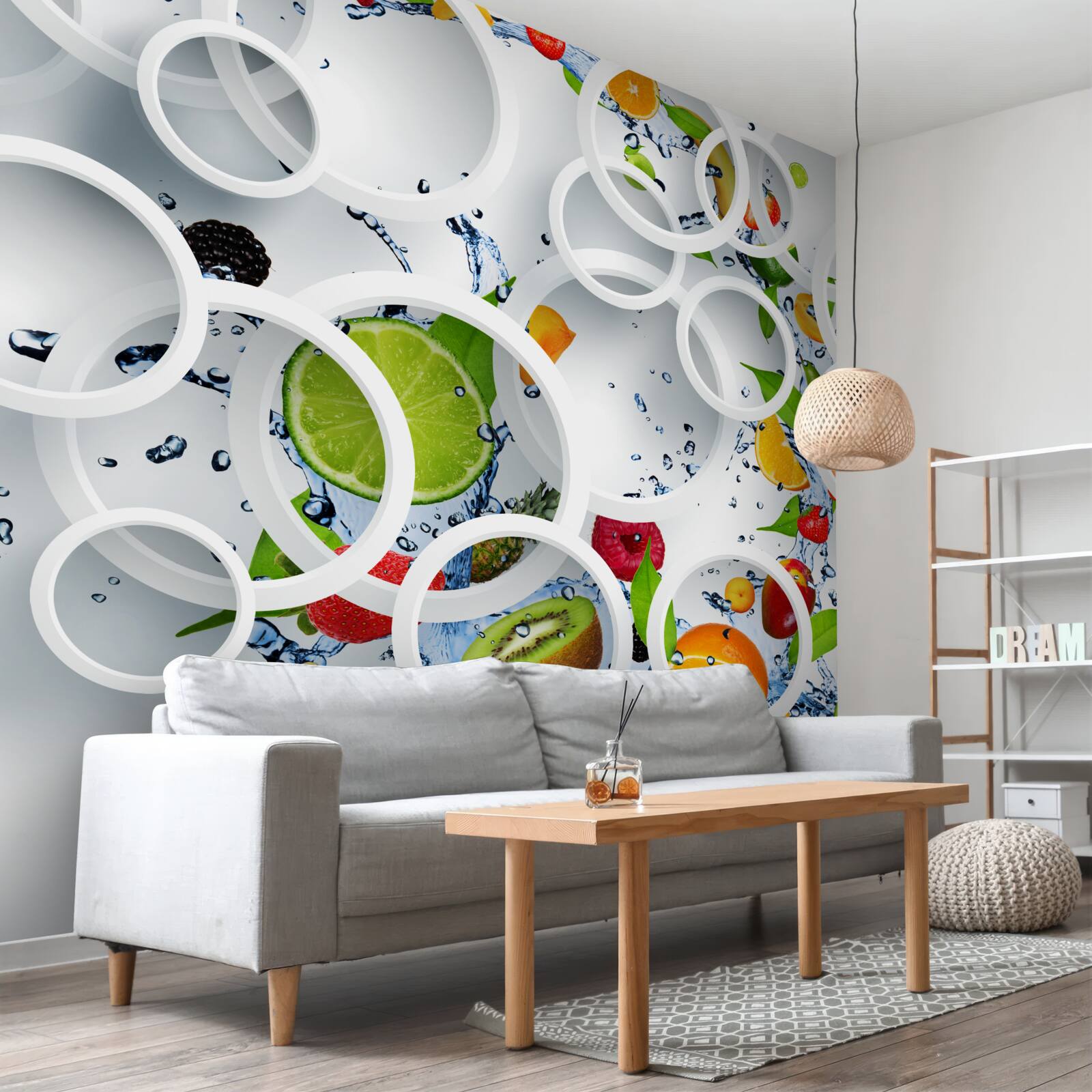 Fototapeta kolesá a ovocie