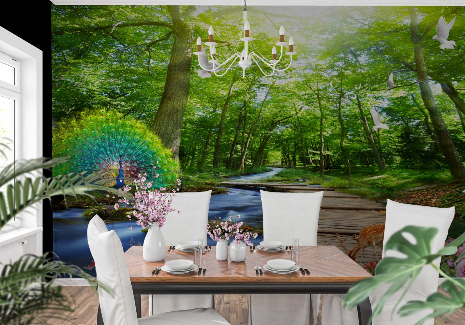 Fototapeta lesných tvorov