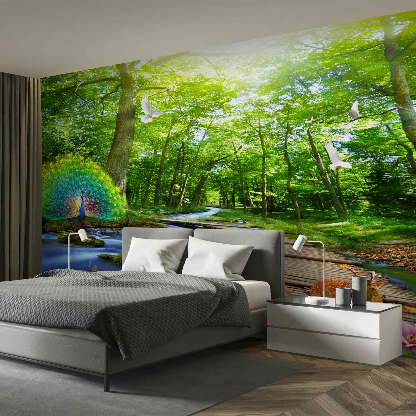 Fototapeta lesných tvorov