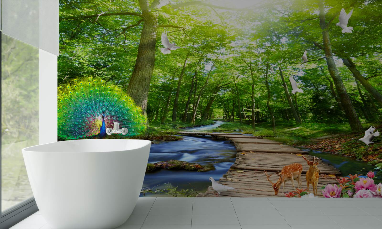 Fototapeta lesných tvorov