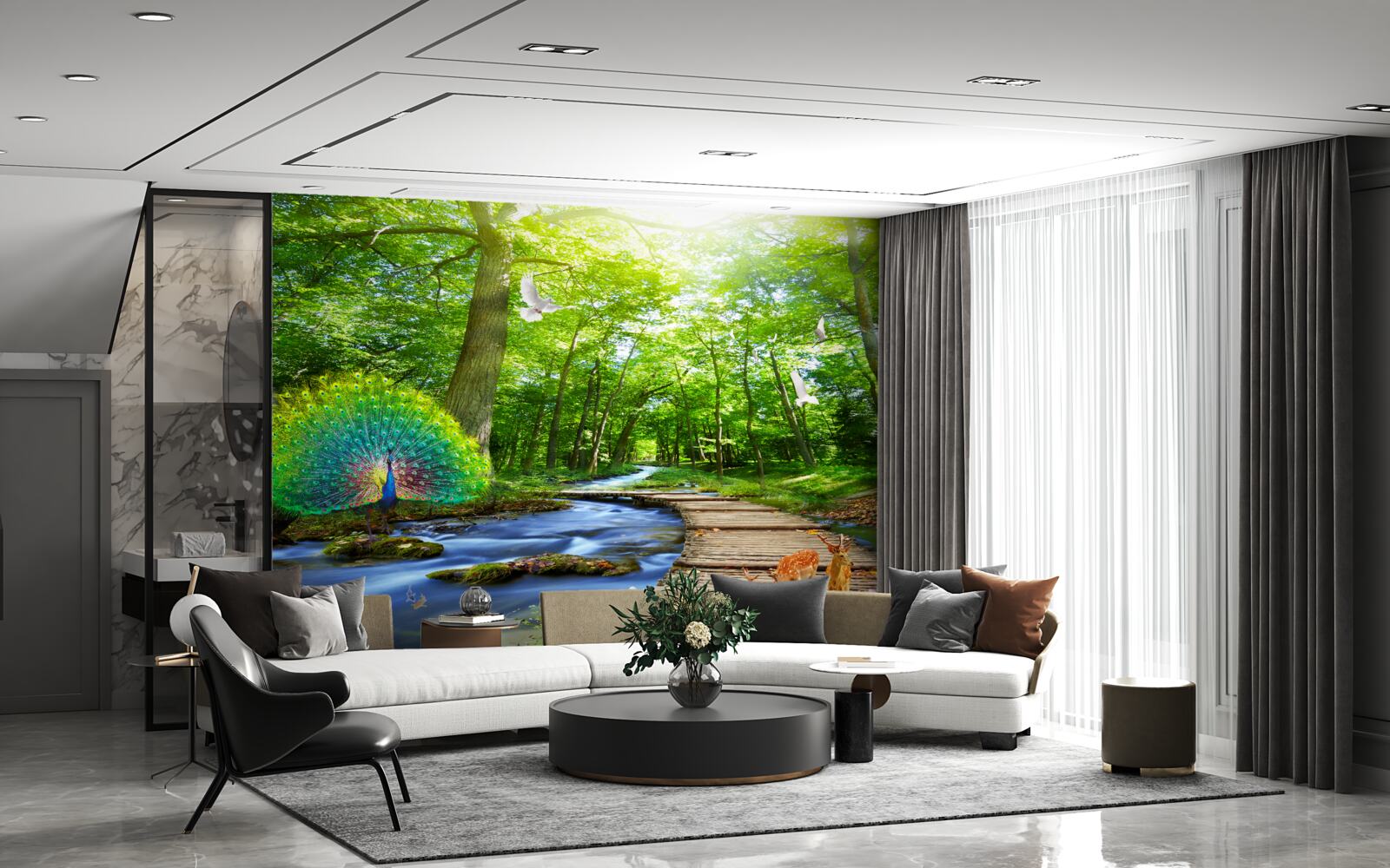 Fototapeta lesných tvorov