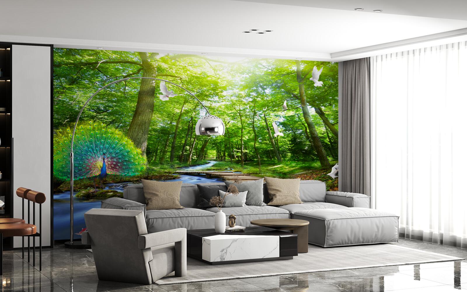 Fototapeta lesných tvorov