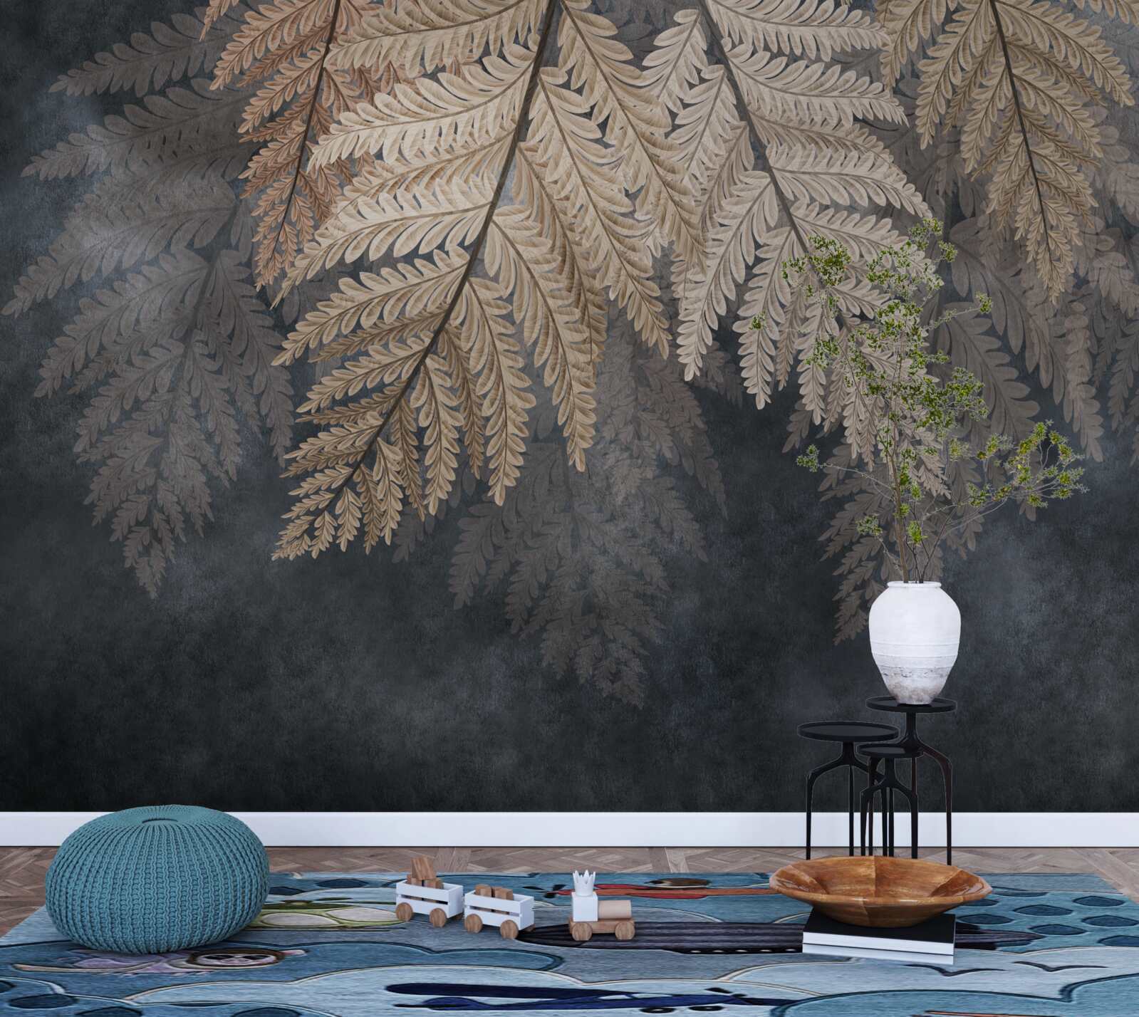 Fototapeta listy paprade