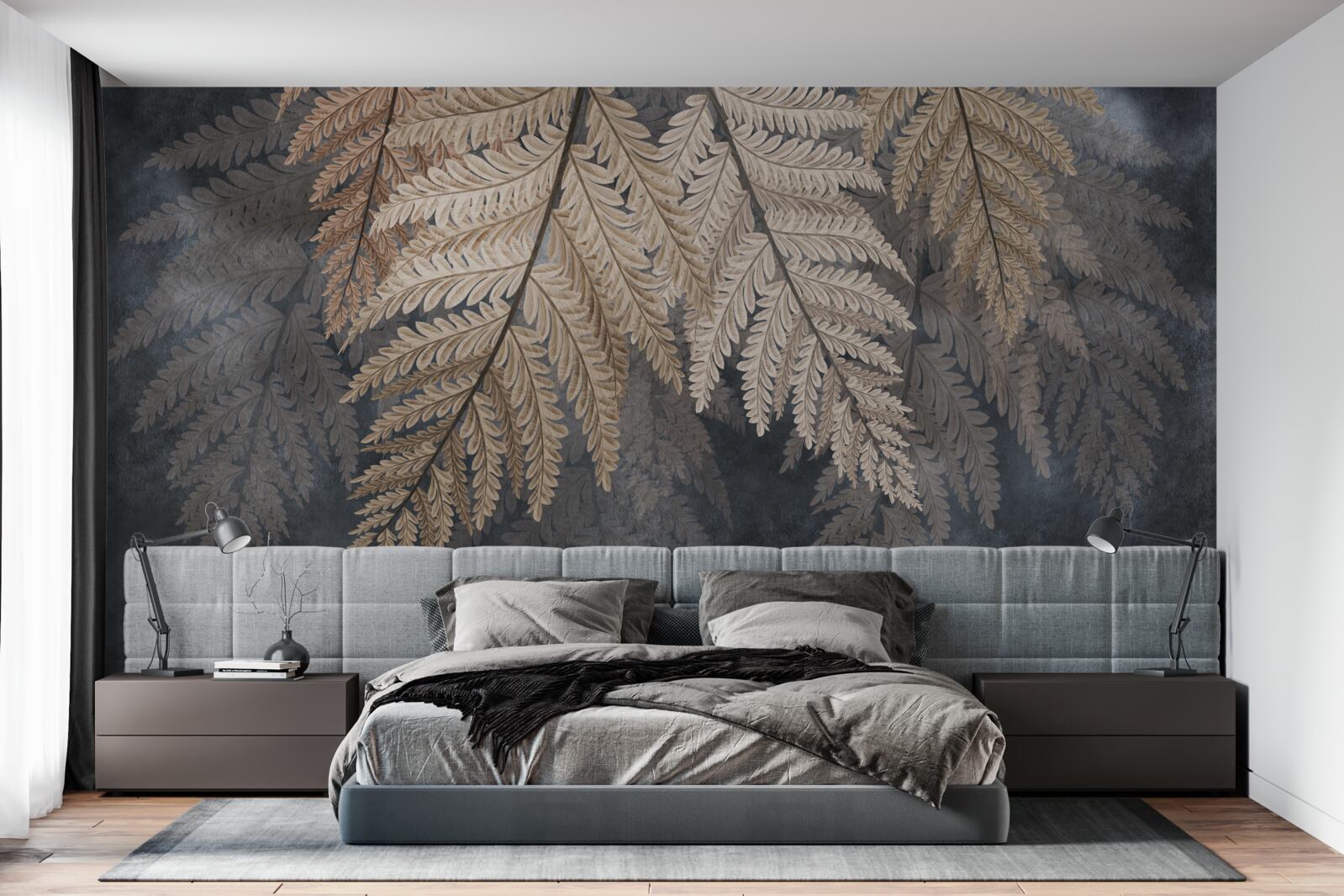 Fototapeta listy paprade