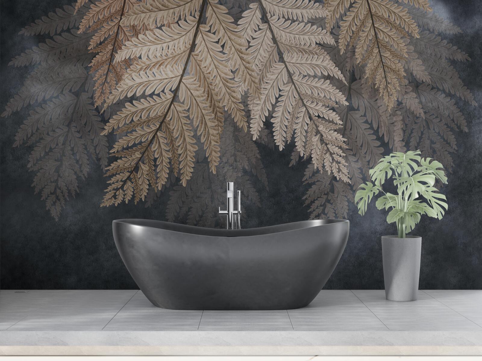 Fototapeta listy paprade