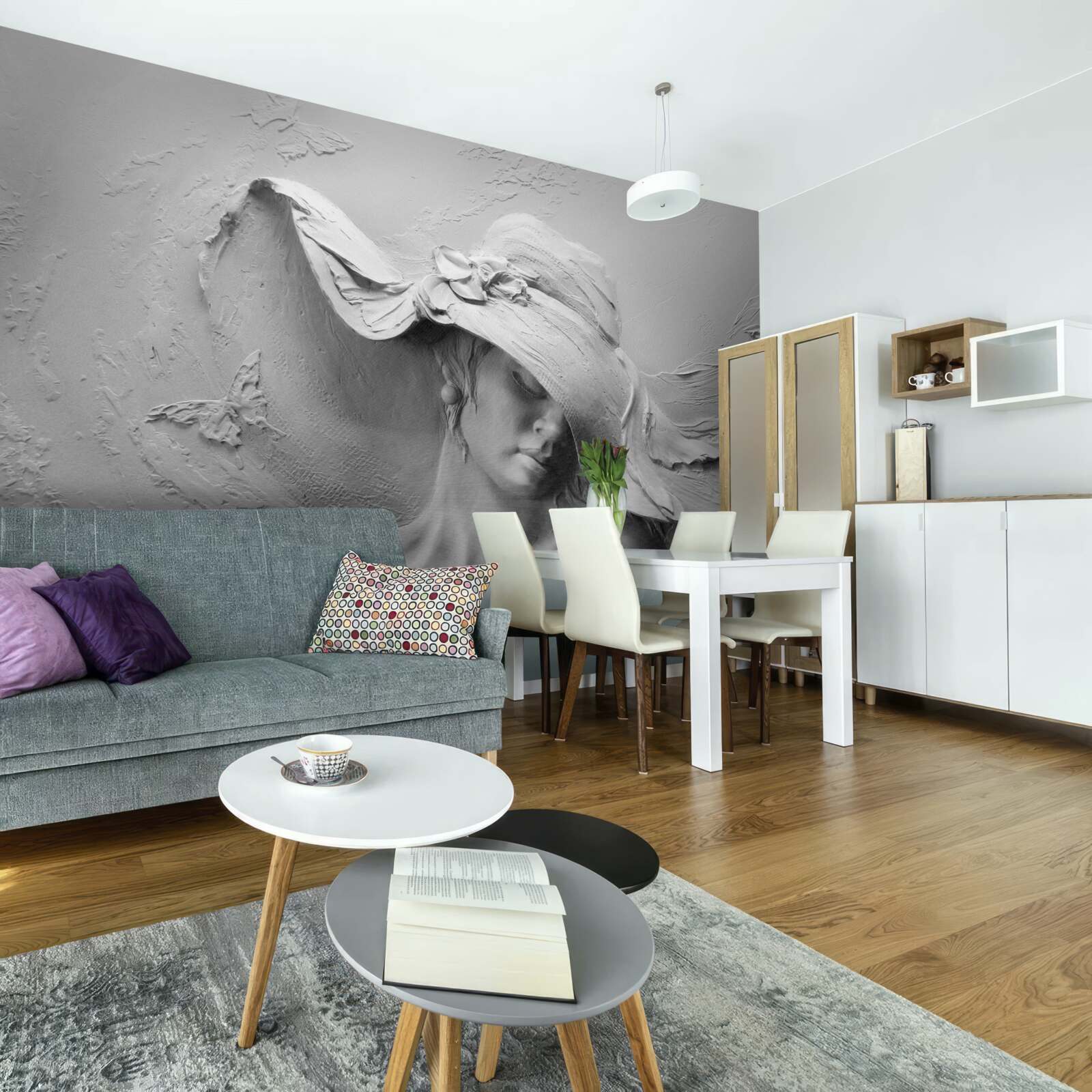 Fototapeta dáma v čelenke