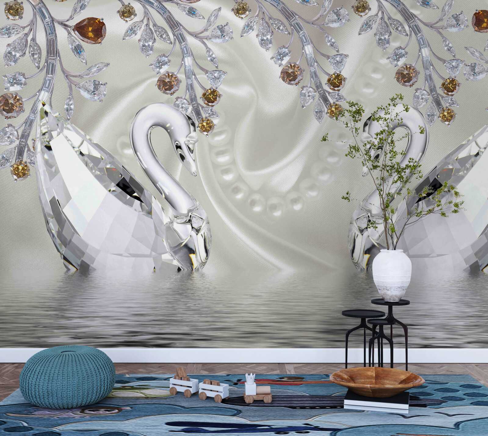 Fototapeta Labute vyrobené zo skla