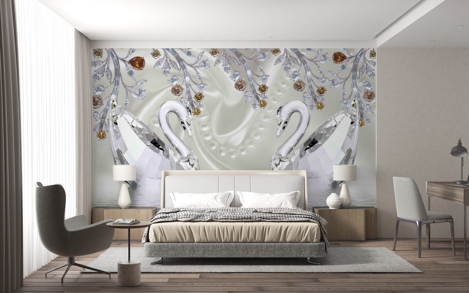 Fototapeta Labute vyrobené zo skla