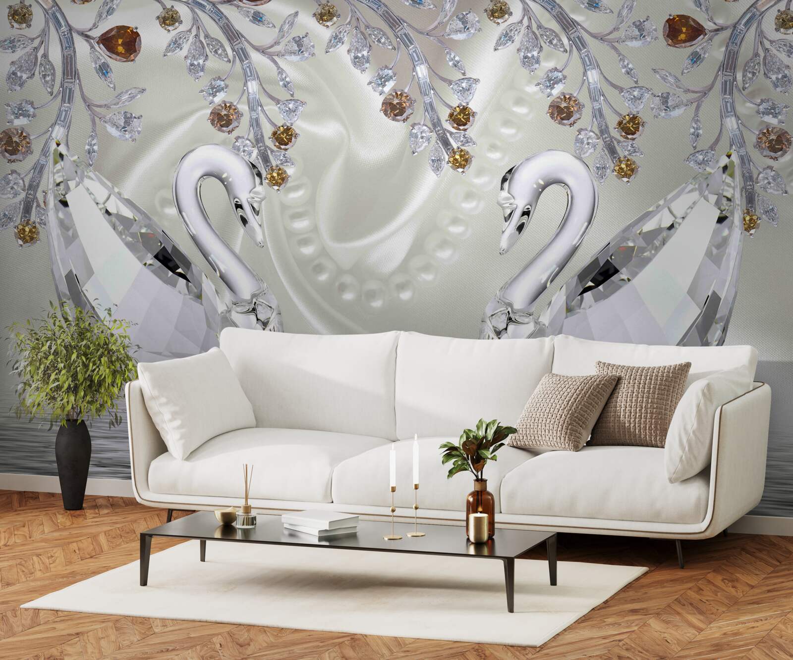 Fototapeta Labute vyrobené zo skla