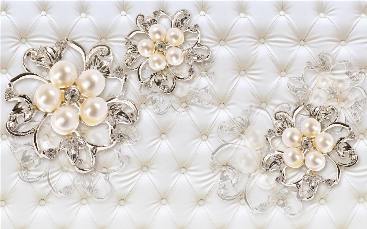 Fototapeta čalúnenie s kvetinovým vzorom