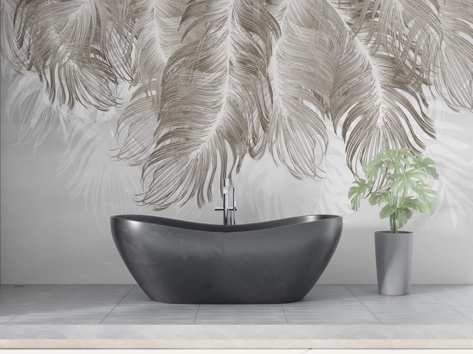 Fototapeta hnedé perie