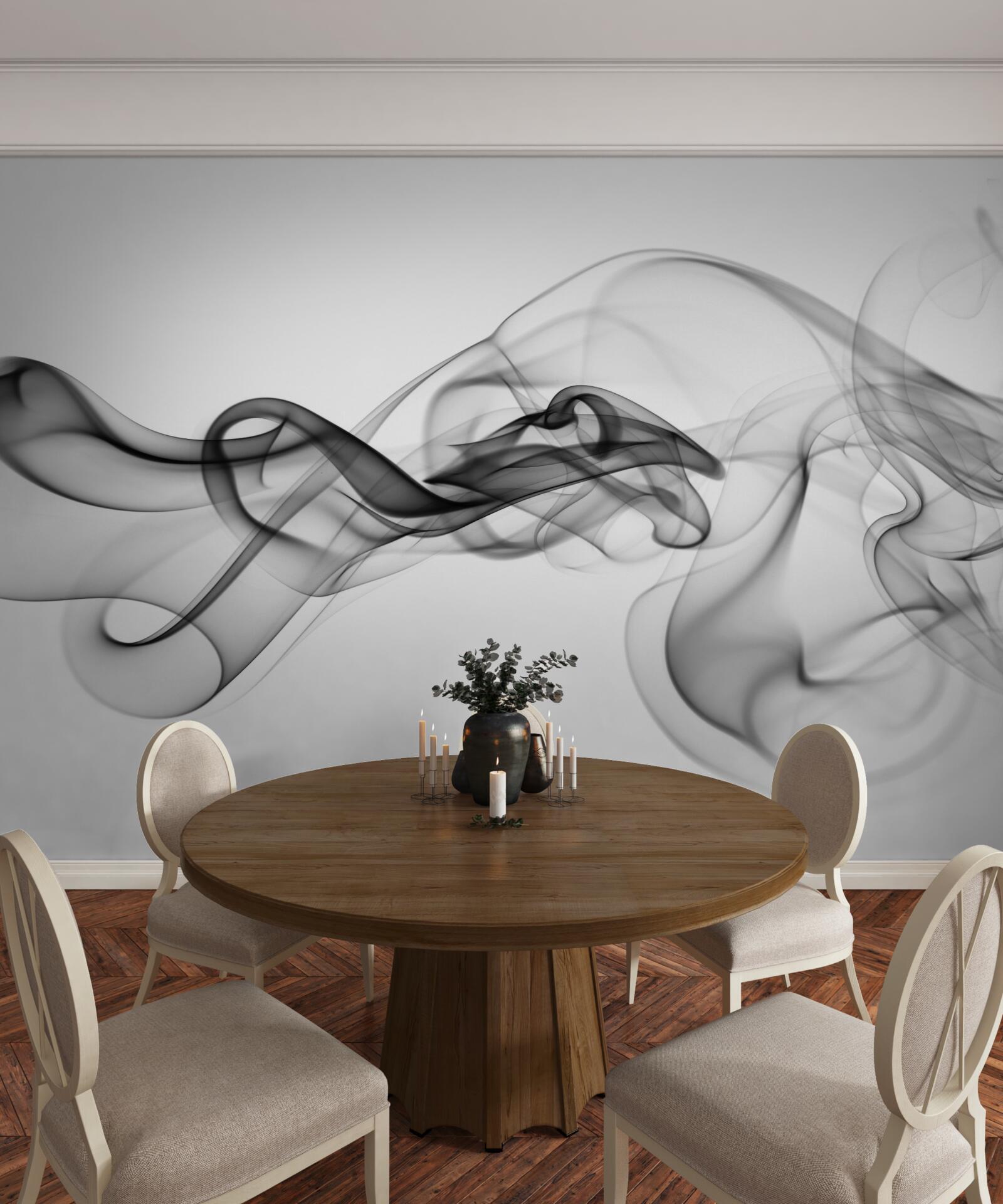 Photo wallpaper Čierna a biela