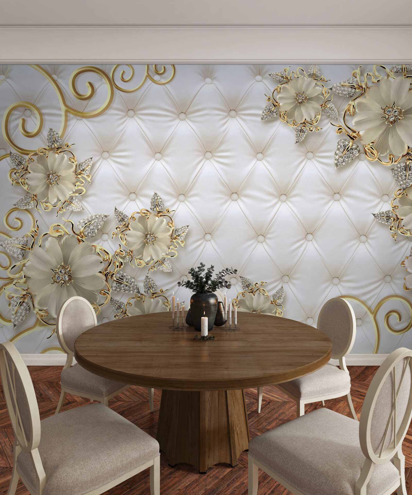 Fototapeta krásne zlaté kvety