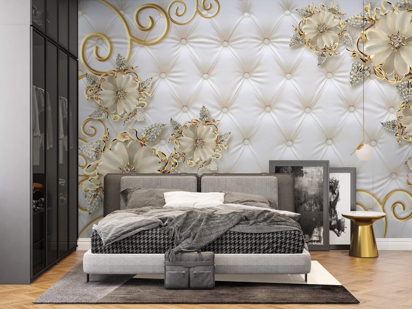 Fototapeta krásne zlaté kvety