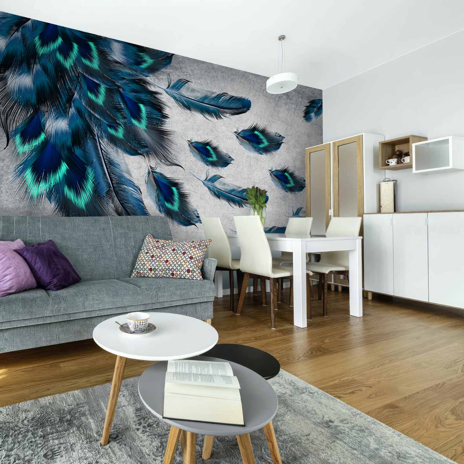 Fototapeta zelené chocholy