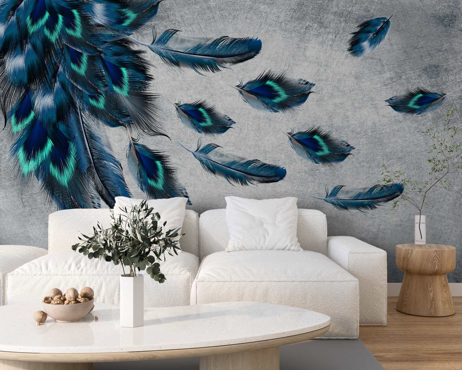 Fototapeta zelené chocholy