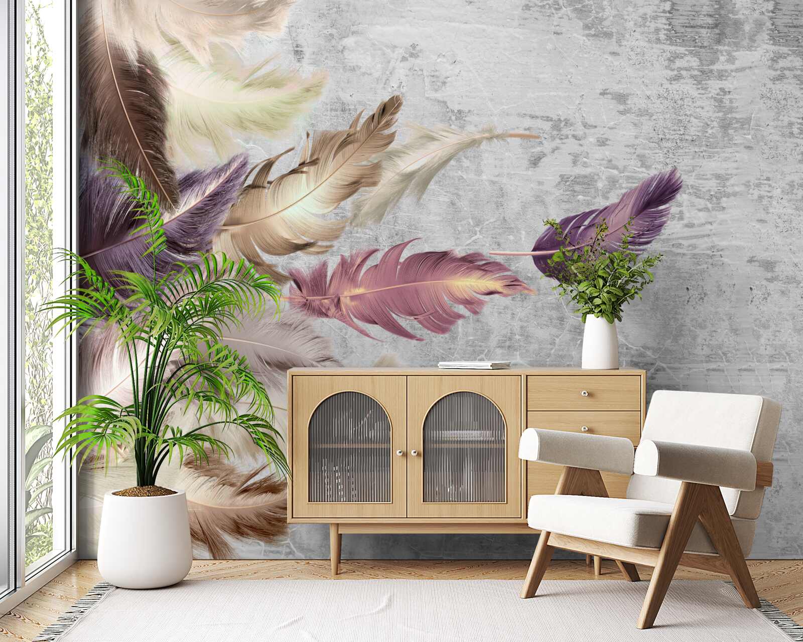 Fototapeta perie plávajúce vo vzduchu