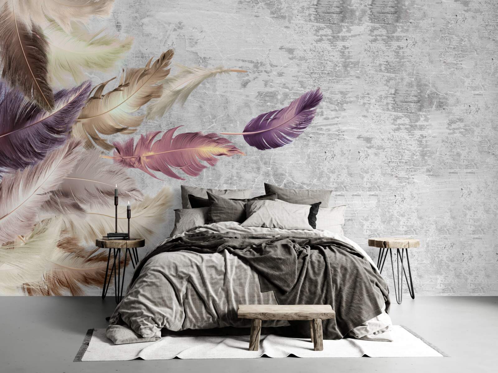 Fototapeta perie plávajúce vo vzduchu