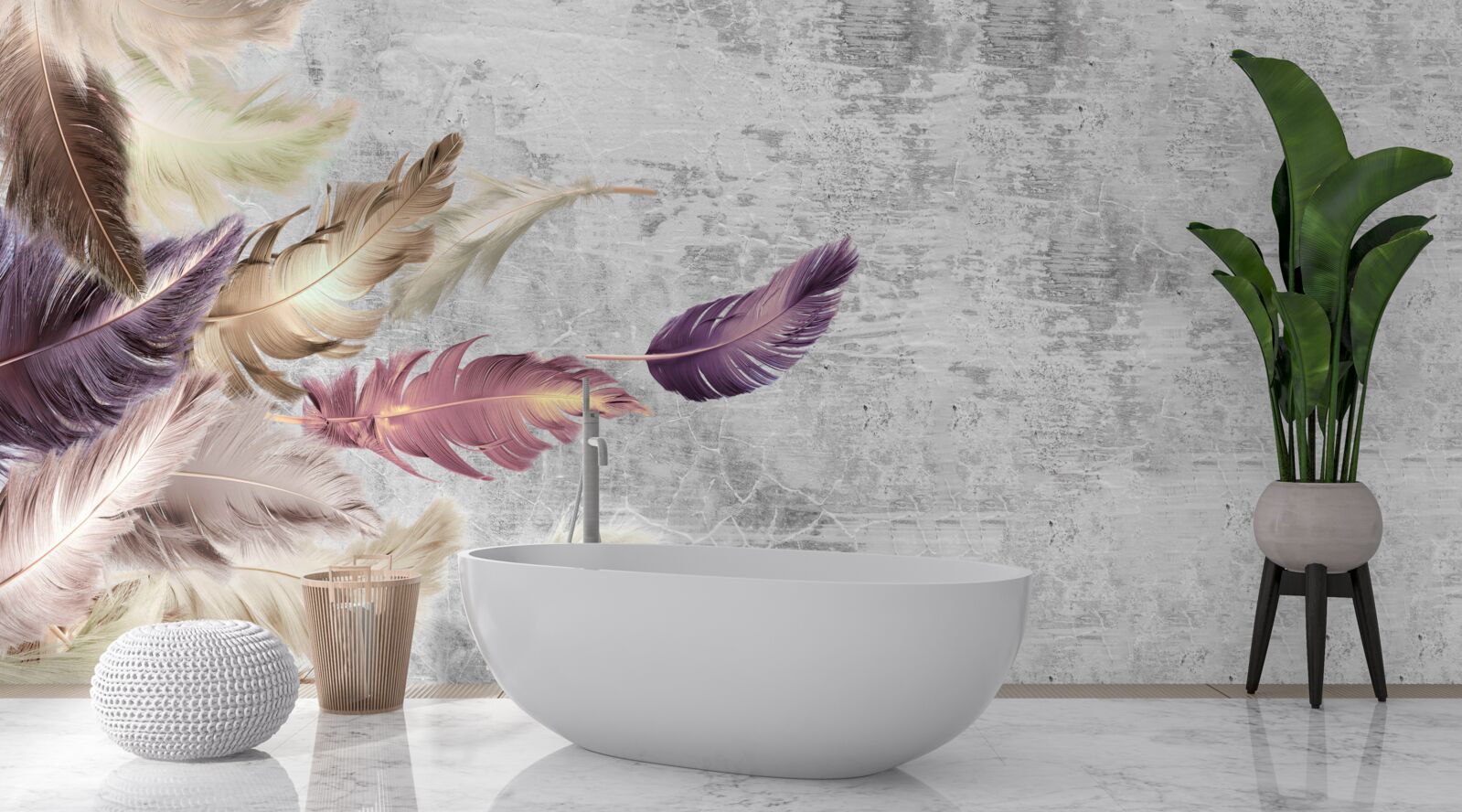 Fototapeta perie plávajúce vo vzduchu